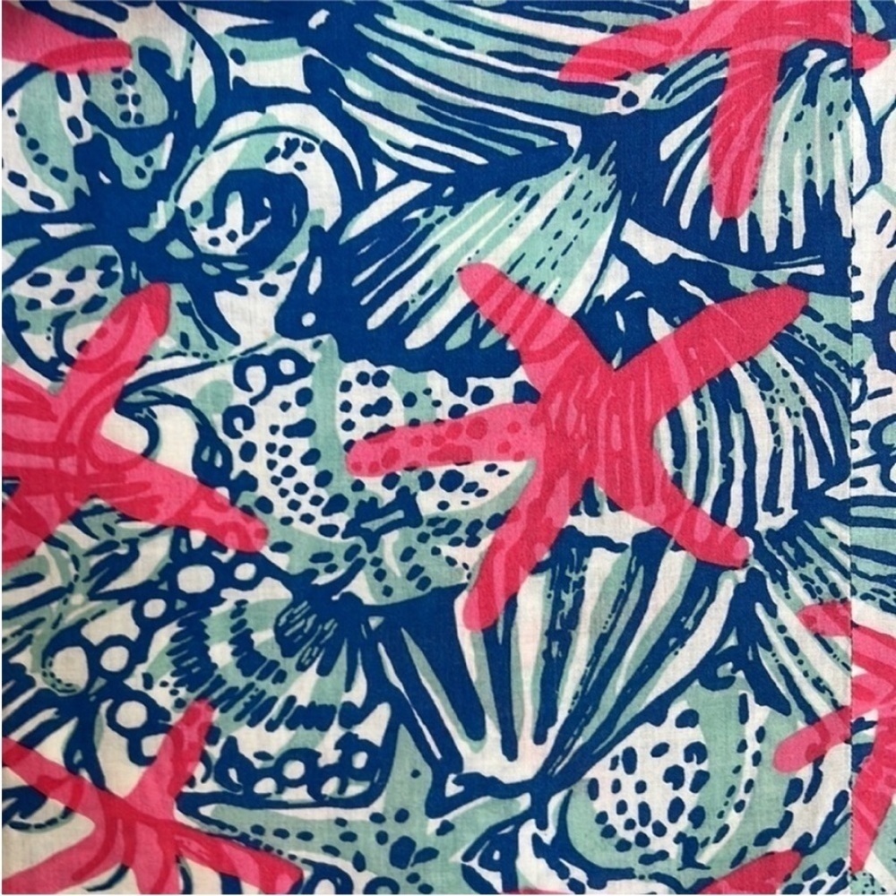 Lilly Pulitzer Atlee Tunic Dress She She Shells Print Cotton Girls Small - Picture 2 of 13